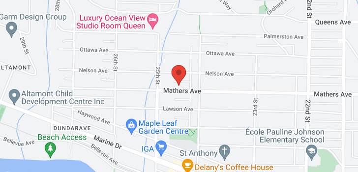 map of 2453 MATHERS AVENUE